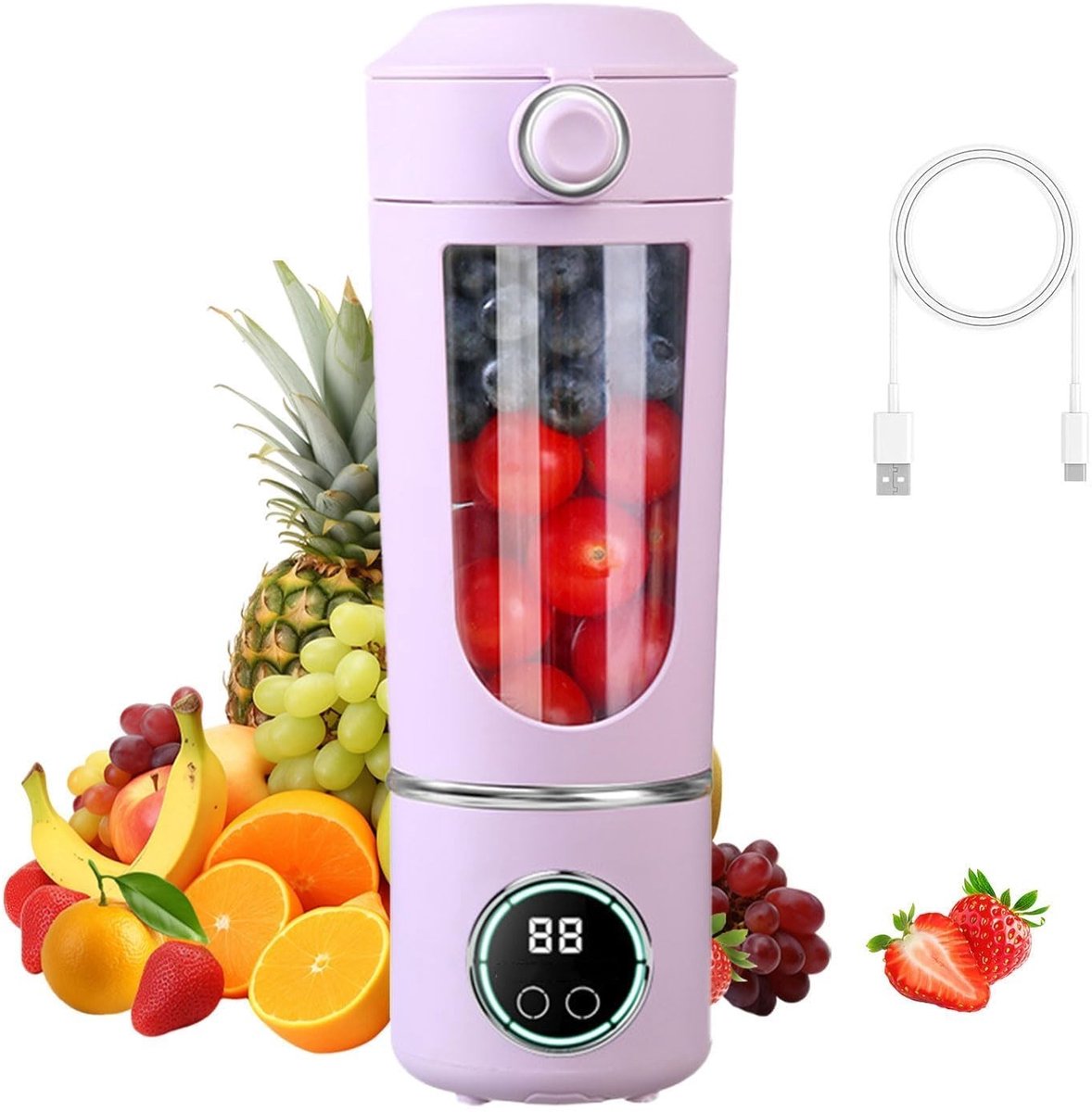 Omgoods - Draagbare Smoothie Maker met 700ml Capaciteit