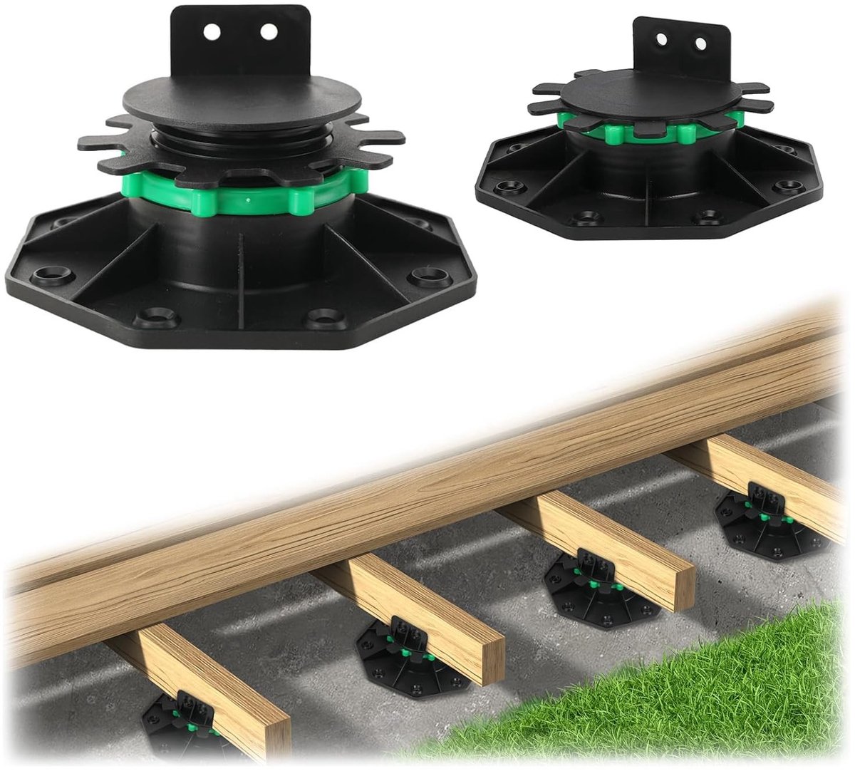 Omgoods - Verstelbare Planksteunen voor Maximale Stabiliteit