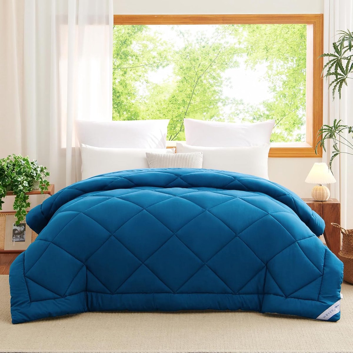Dekbed 220 x 240 cm - 4 seizoenen - microvezel - ideaal voor middelmatige en koude temperaturen - SnelShoppen