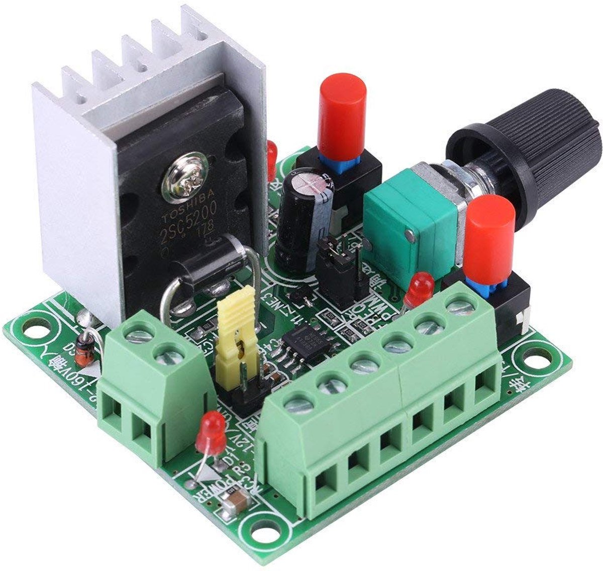 Stepper motor controller PWN 15-160V/5-12V - frequentiegenerator - geschikt voor stapmotoren - SnelShoppen