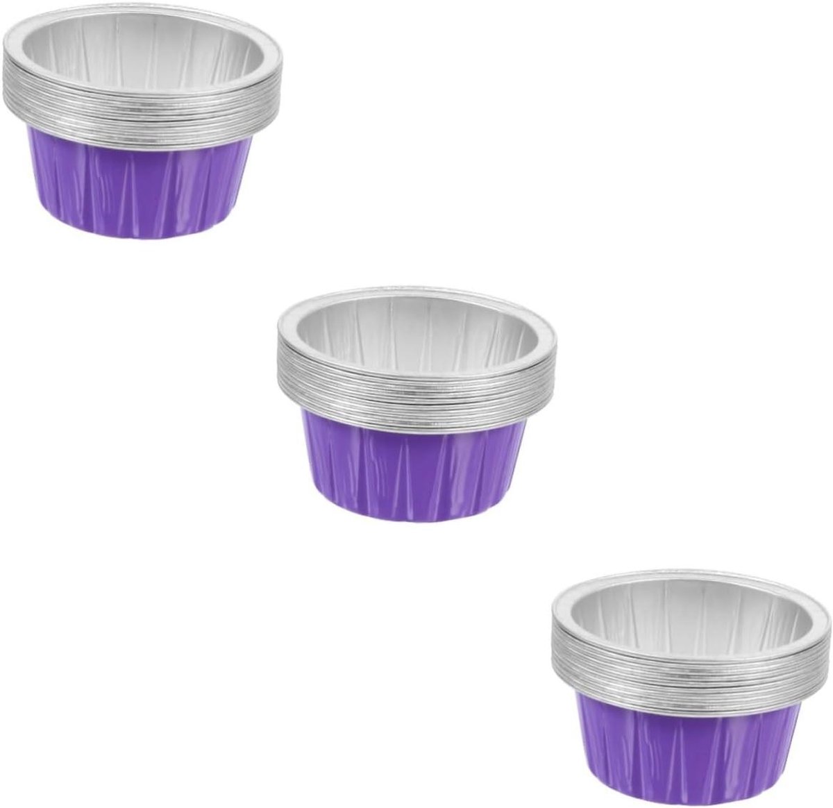 Wax Smelt Schalen - Wax Potten - Ontharen - Non-Stick Coating - 30 Stuks - Zilver