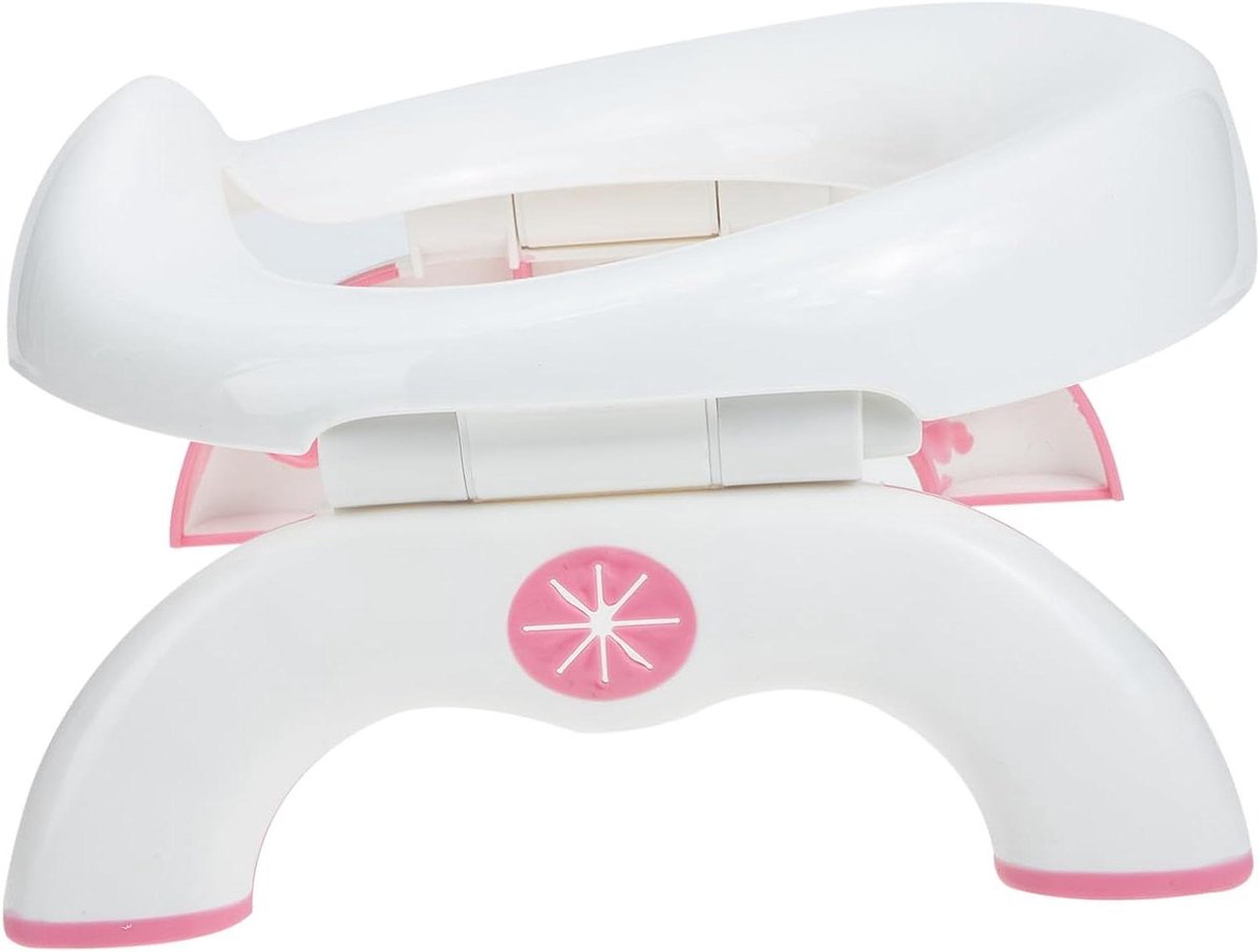 Baby Potje - Reis Potje - Zindelijkheidstraining - Opvouwbaar en Stabiel - 27 x 25 x 13.5 cm - Roze