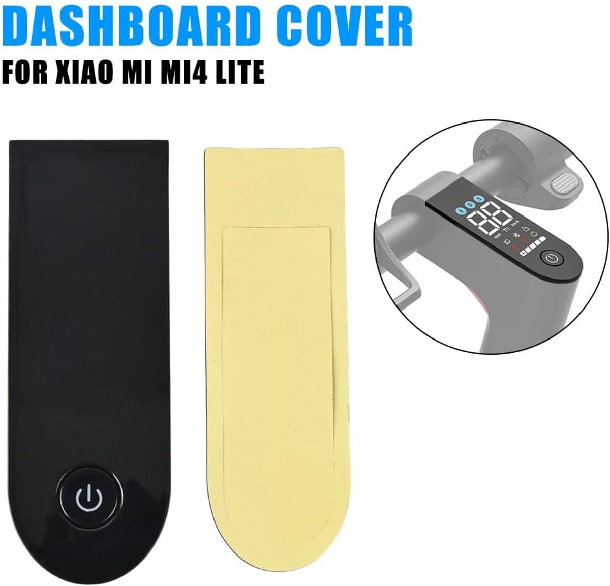 Scooter Dashboard Protective Plate Print Cover Compatible with Xiaomi 4 Lite Electric Scooter - ShopVlot