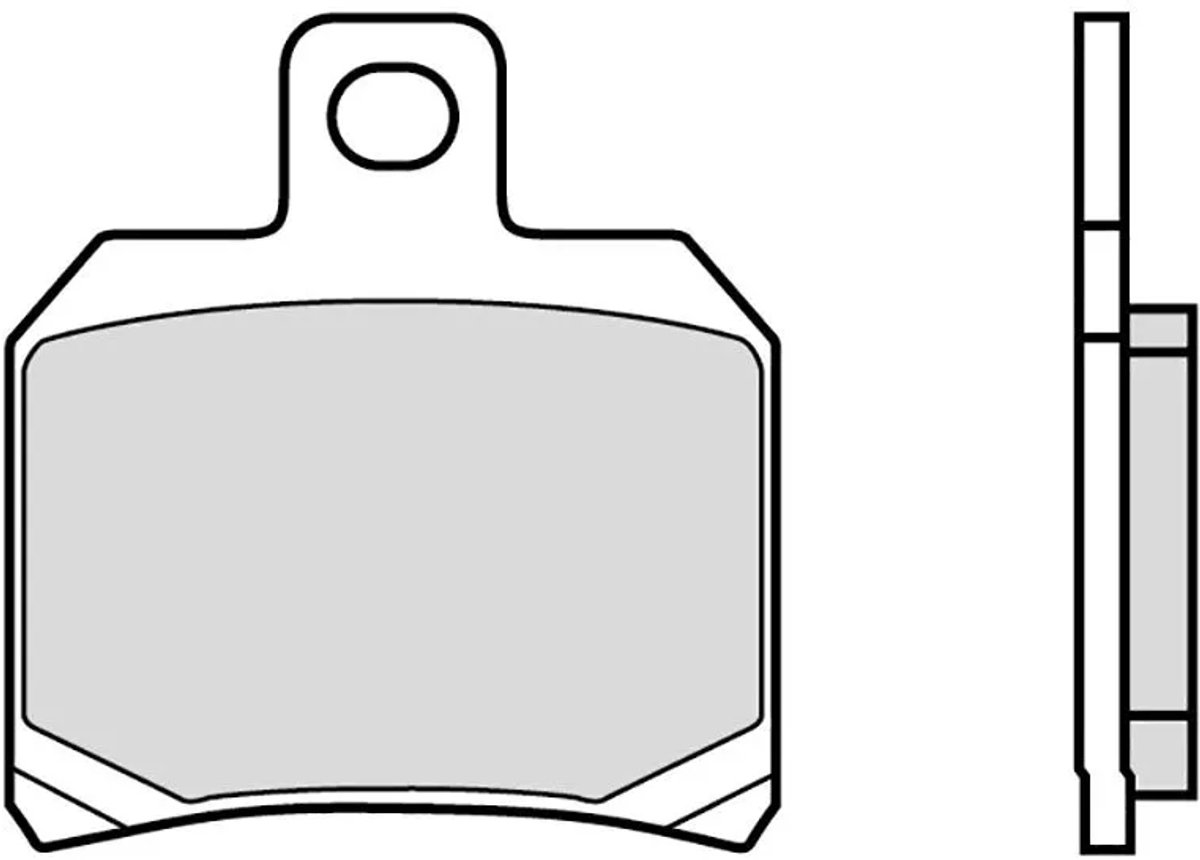 Brembo 07bb209a Gesinterde Remblokken Transparant