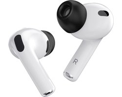 KeyBudz Memory Schuim Oordopjes - Geschikt voor AirPods Pro 3 – Verbeterde geluidskwaliteit – Superieure geluidsisolatie - Zwart