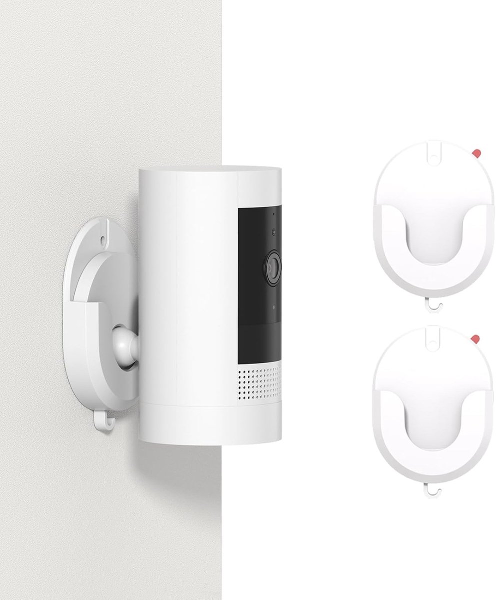 montagebeugel compatibel met Blink/Ring/Wyze camera's, montagebeugel met sterke plakband, geschikt voor Ring Indoor Cam (1e/2e generatie), Ring Stick Up Cam, Blink Camera 4/Blink Mini
