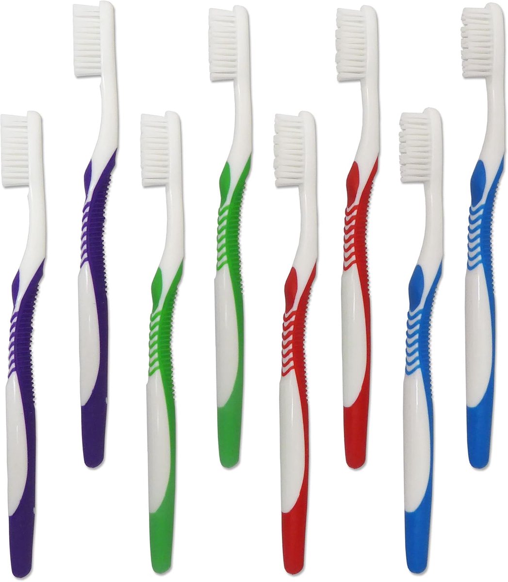 Aesthetics Volwassen Rokers Tandenborstel Hard Extra Stevig Borstels 8-Pack