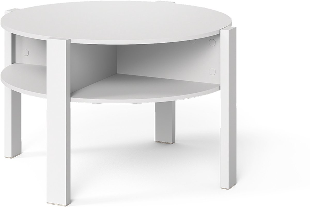 Vicco Salontafel Elova, Wit, 75 x 46 cm
