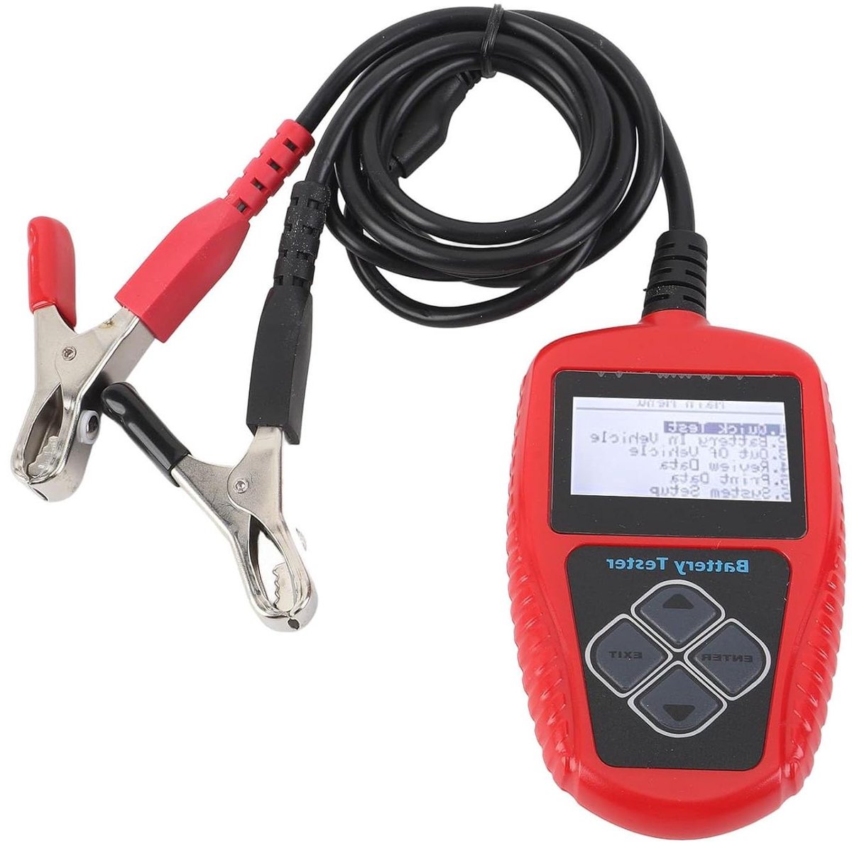 Auto Accutester - Batterij Analyzer - Accu Diagnose - Breed CCA-bereik - 100-2000 CCA - Zwart