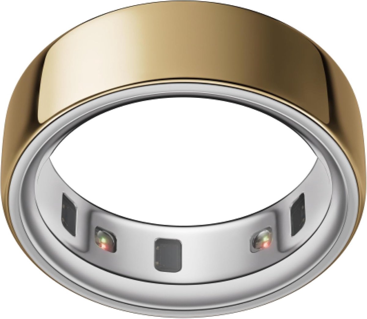Ring 4 – Gold – Maat 7 – Smartring | Controleer eerst je maat met de Oura Ring 4-maatset | Wearable die je slaap, hartslag en conditie bijhoudt – Batterij gaat tot wel 8 dagen mee