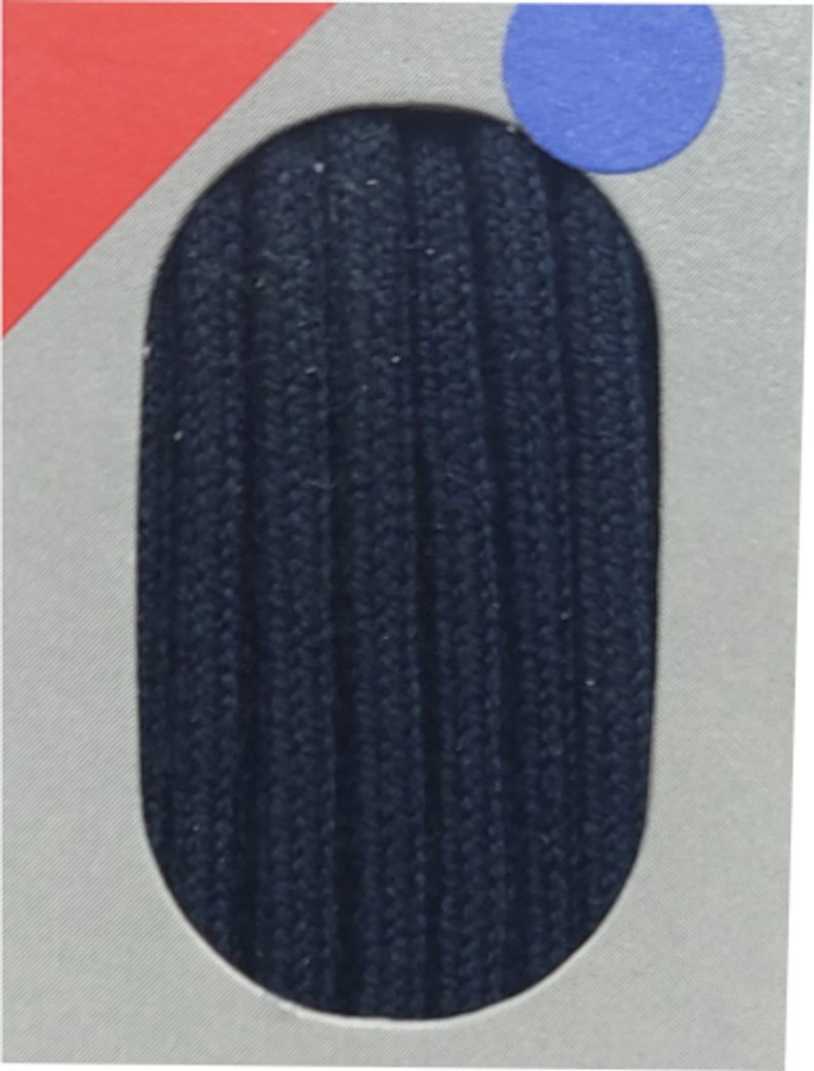 Bob Veter - Donker Blauw - Dun Rond - Lengte 150 cm - Dikte 2,5 mm - Schoenveter
