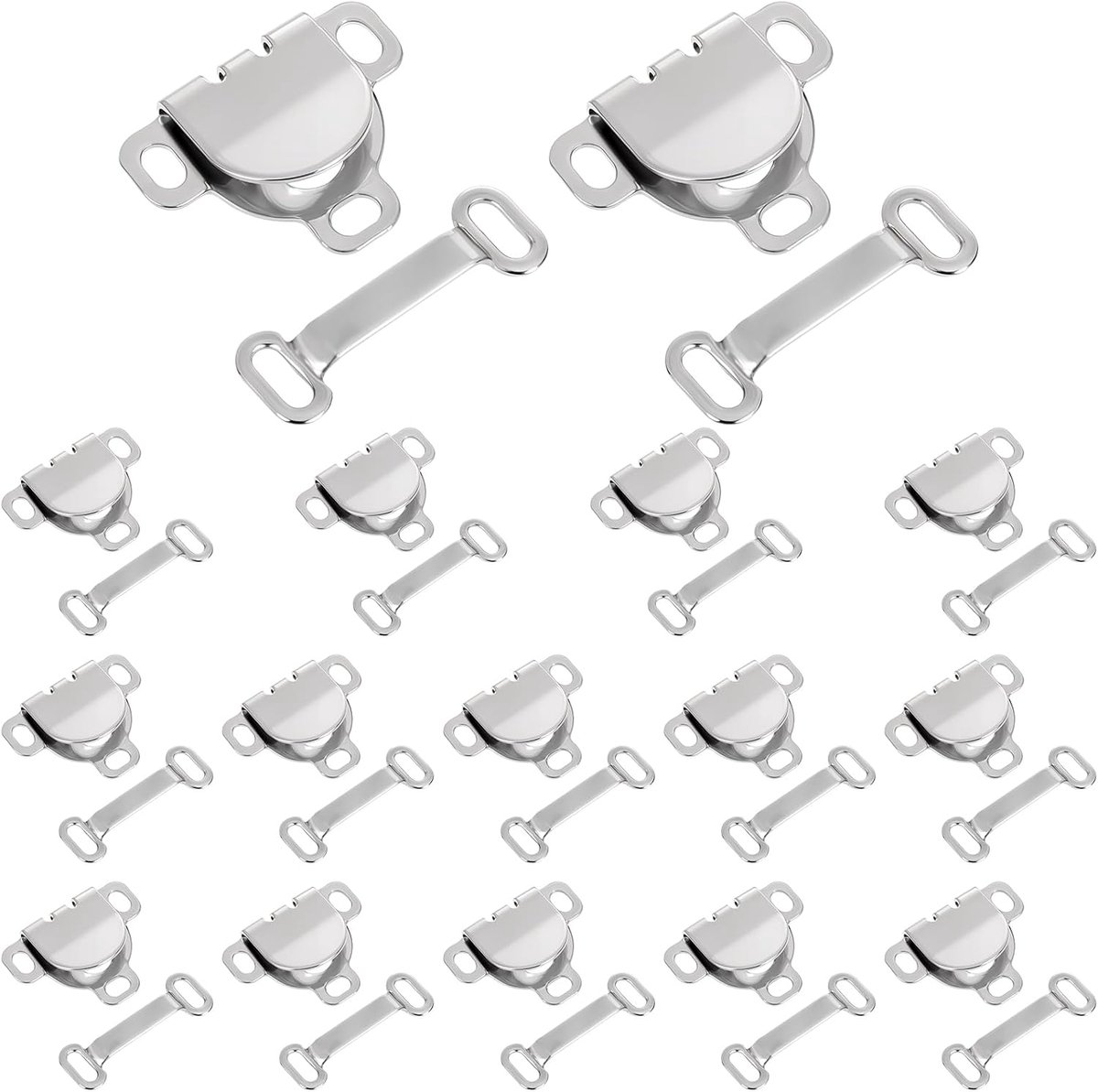 Solidchoice - Set van 16 Trouser Hooks en Eyelets voor Kleding DIY