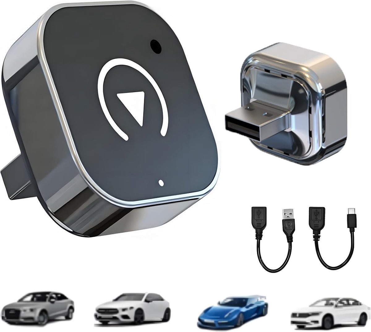 CarPlay draadloze adapter - mini ontwerp - plug and play - snelle en stabiele verbinding - ShopVlot
