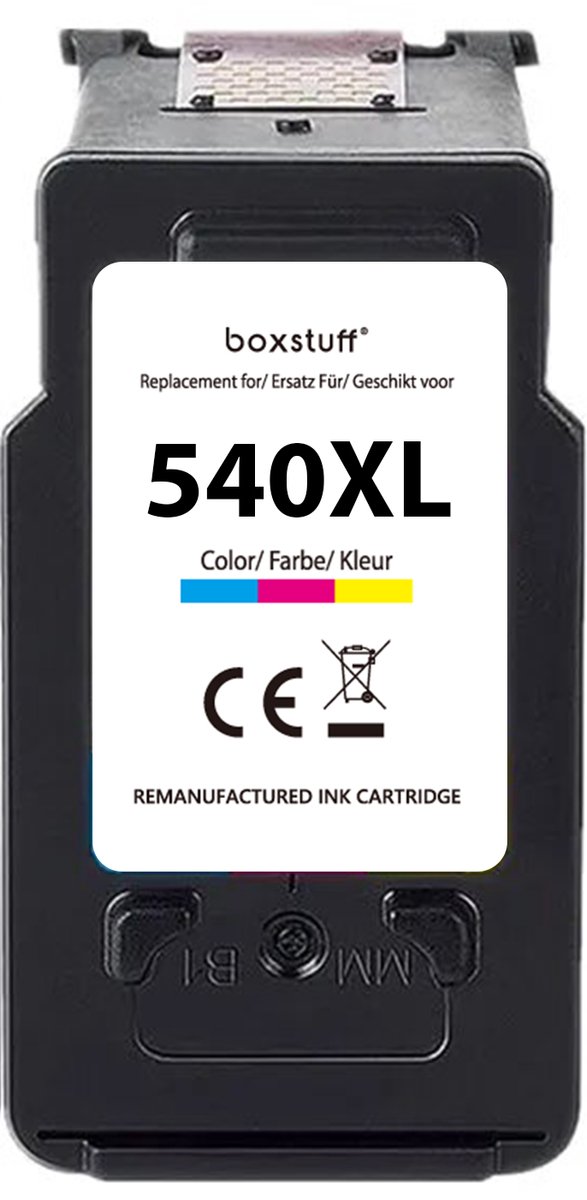 Boxstuff Inkt geschikt voor Canon CL-541 XL - (5222B012) - Inkt Cartridge voor Canon Pixma MG2100 / MG2150 / MG2200 / MG3150 / MG3200 / MG4150 / MG4200 / MX395 / MX435 / MX475 / MX525 - Pack Kleur