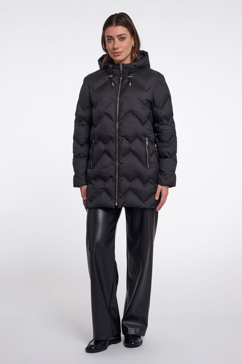 Rino & Pelle Jassen Marcelle coat Zwart