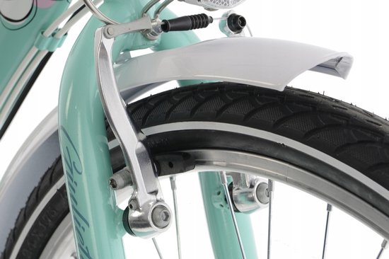 Kands Giulietta - Kinderfiets - 24 inch - 18 versnellingen - V-brake - 130-165 cm - Mintgroen - Meisje — afbeelding 4