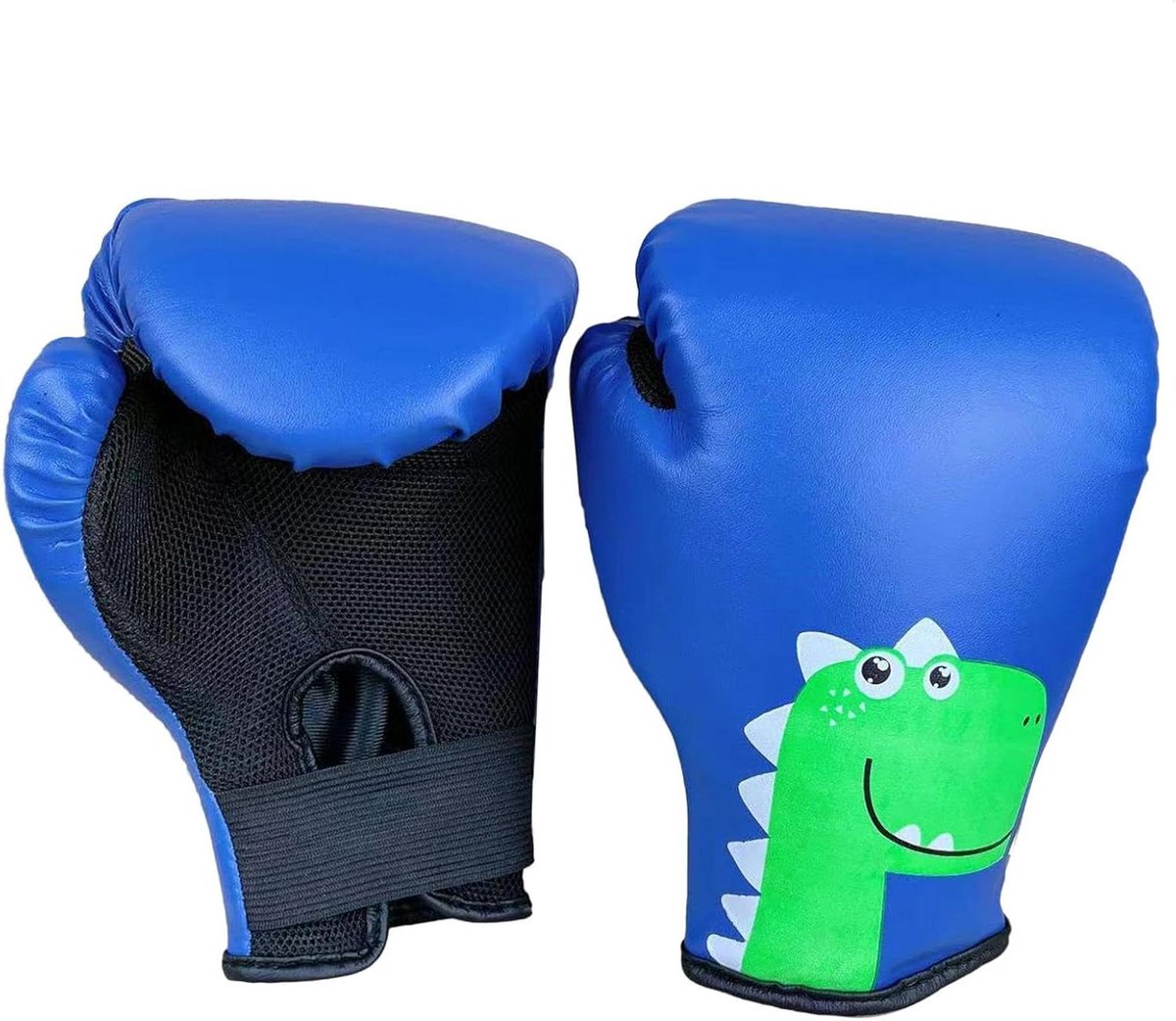 Kickbokshandschoenen Kinderen - Bokshandschoenen Junior - Sporttraining - Veilig Ontwerp - 3-8 Jaar - Blauw