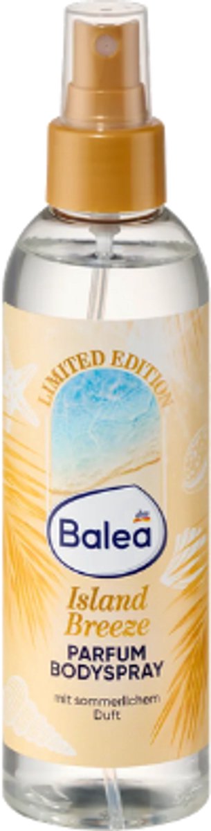 Balea Island Breeze Bodyspray - 200 ml | Verfrissende Bodymist met Tropische Geur - Langdurig Fris & Vegan - Limited Edition 2026
