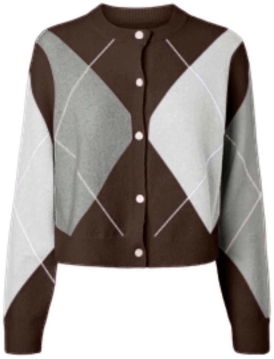 Pieces gebreid vest PCSALLY RUIT