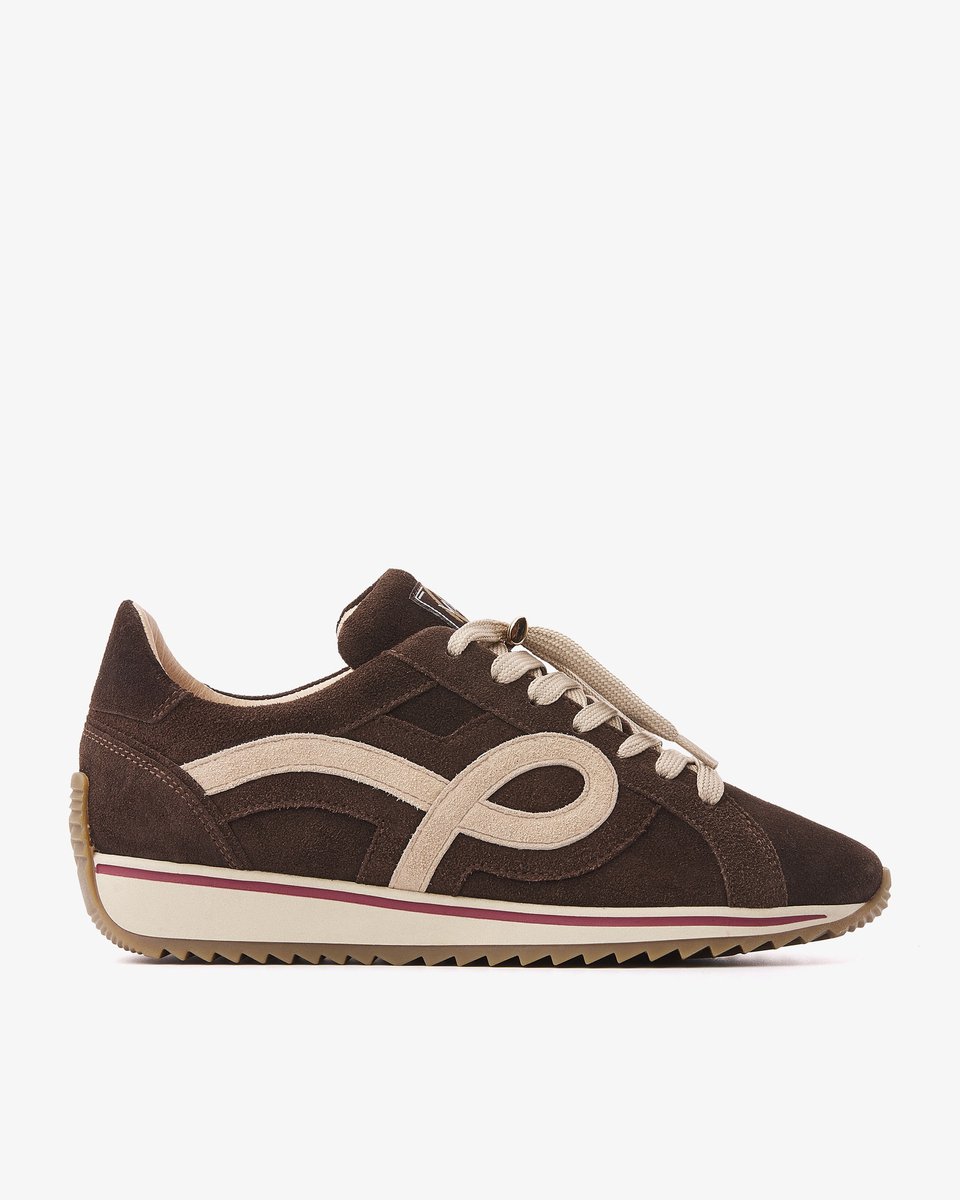 VIA VAI Mikki Eve Sneakers Dames - Suède - Bruin - Maat 36