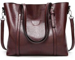 Dames Hobo Schoudertas - Handtas Crossbodytas - Vrije Tijd - Anti Diefstal Ontwerp - 32 x 12 x 29 cm