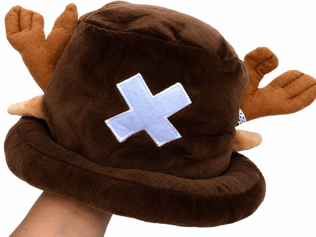 Anime bucket hat - Cosplay hoed rendier dokter - Bruin