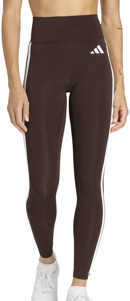 Adidas Optime Essentials 3-Stripes Legging Dames Wit