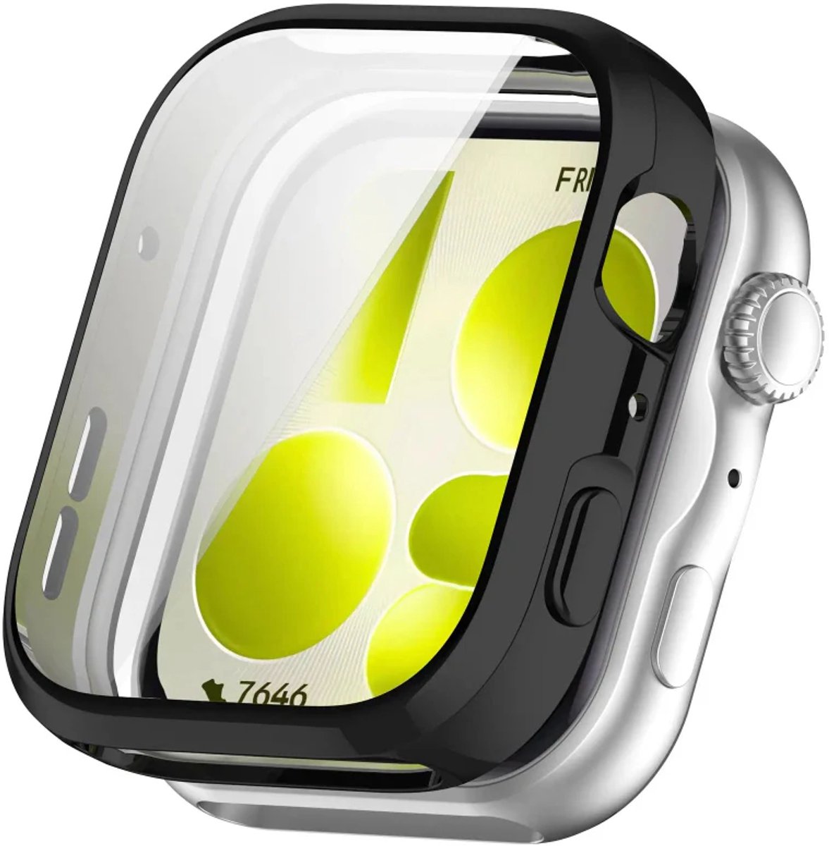 Strap-it TPU hoesje – geschikt voor Huawei Watch Fit 5 – Schokbestendig - Lichtgewicht - Optimale bescherming – Zwart