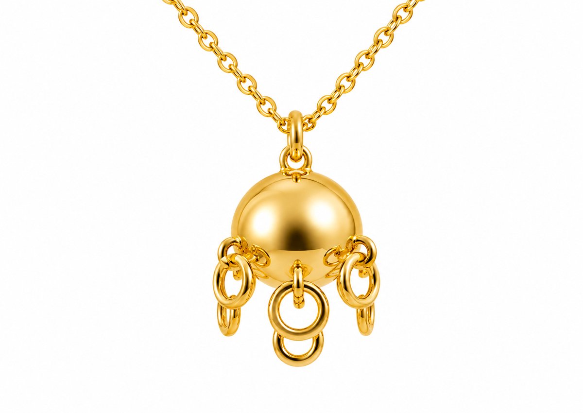 AuBor ®. Hanger. Goud. Wiegbal 16 mm.