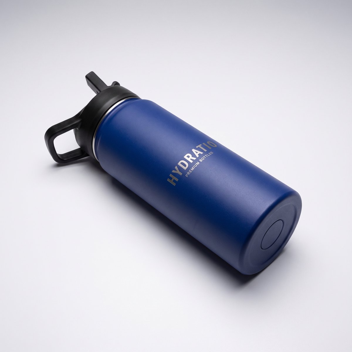 Hydratio Essence Thermosfles 500 ML Blauw – Drinkfles 0,5 Liter RVS Dubbelwandig – Waterfles Lekvrij & BPA-Vrij – Isoleerfles 24 Uur Koud 12 Uur Warm – Thermosbeker Travel Mug Koffie Thee – Sport School Werk Cadeau – Navy Blue thumbnail 4