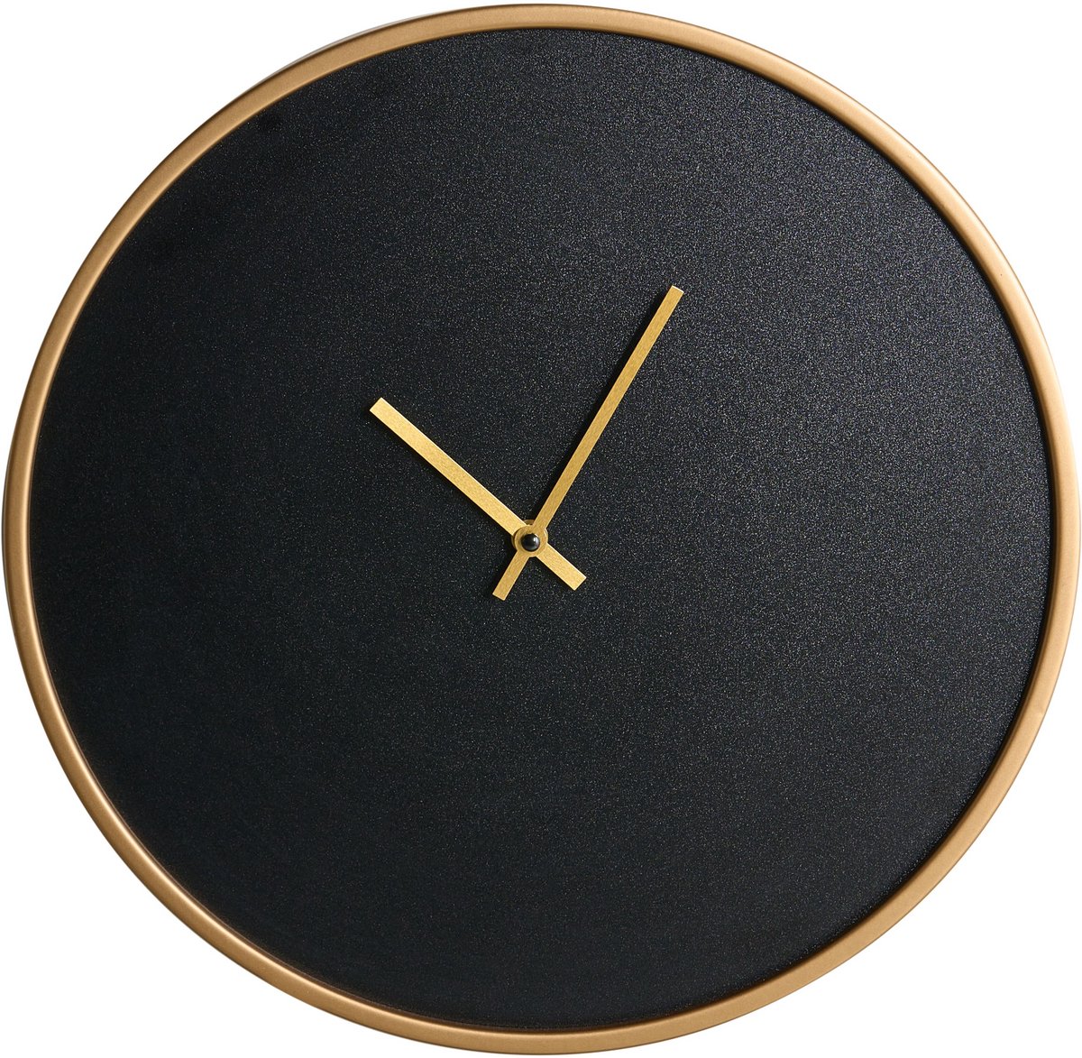 LUCENS - Wandklok - Zwart - MDF