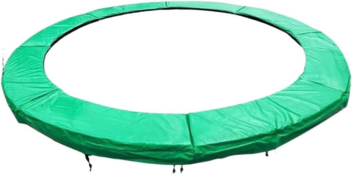 Trampoline beschermhoes - Veiligheidskussen veren - Trampoline veiligheid - Weerbestendig ontwerp - 12/13 voet - Groen