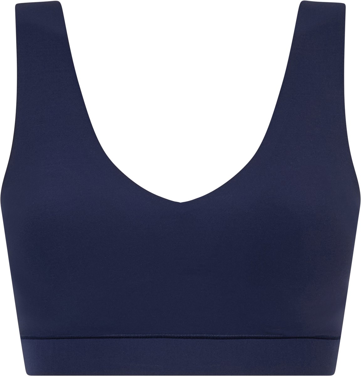Chantelle - SoftStretch - V-neck voorgevormde top - naadloos - onzichtbaar - MARINE BLUE