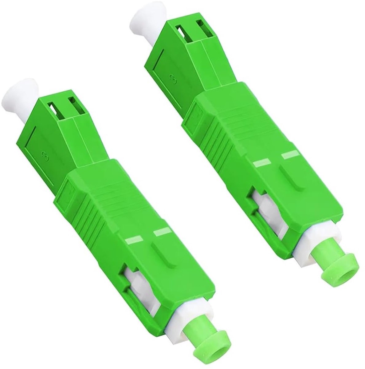 Glasvezelkoppeling Set - Hybride Adapter - Netwerk Uitbreiding - Single Mode Ondersteuning - 2 Stuks - Groen