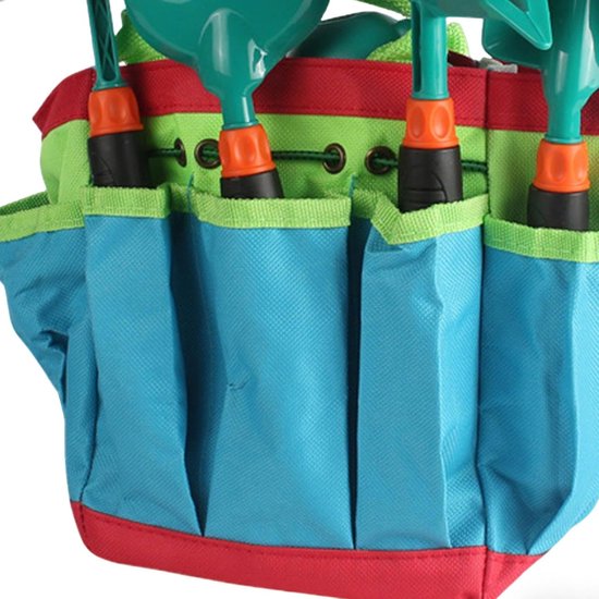 Tuingereedschap Set - Kinder Tuin - Natuur Ontdekken - Ergonomische Handgrepen - 23 x 15 x 13 cm - Groen van Tuingereedschap. — afbeelding 3