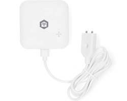 Nedis SmartLife Water Detector - Wi-Fi - Batterij Gevoed - Verlenging inbegrepen - Max. batterijduur: 24 Maanden - 80 dB - Wit