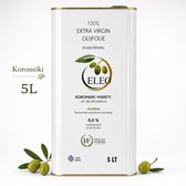 ELEO Olijfolie 5 liter Extra Vierge Olympia – 5 liter – zuurgraad 0,3% – 100% Koroneiki – eerste koude persing – zacht & rijk aan antioxidanten – ondersteunt hart & immuunsysteem - Internationale medaille winnaar