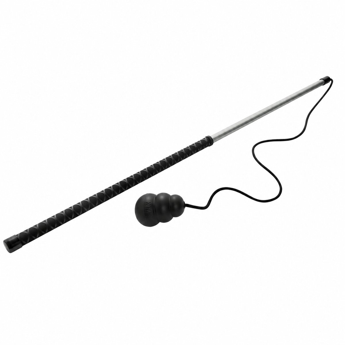 Hondenspeelgoed / Flirtpole Extreme met KONG – Uitgedacht binnen de training van de Special Forces – Robuust Aluminium – Uitschuifbaar 65 tot 116 cm