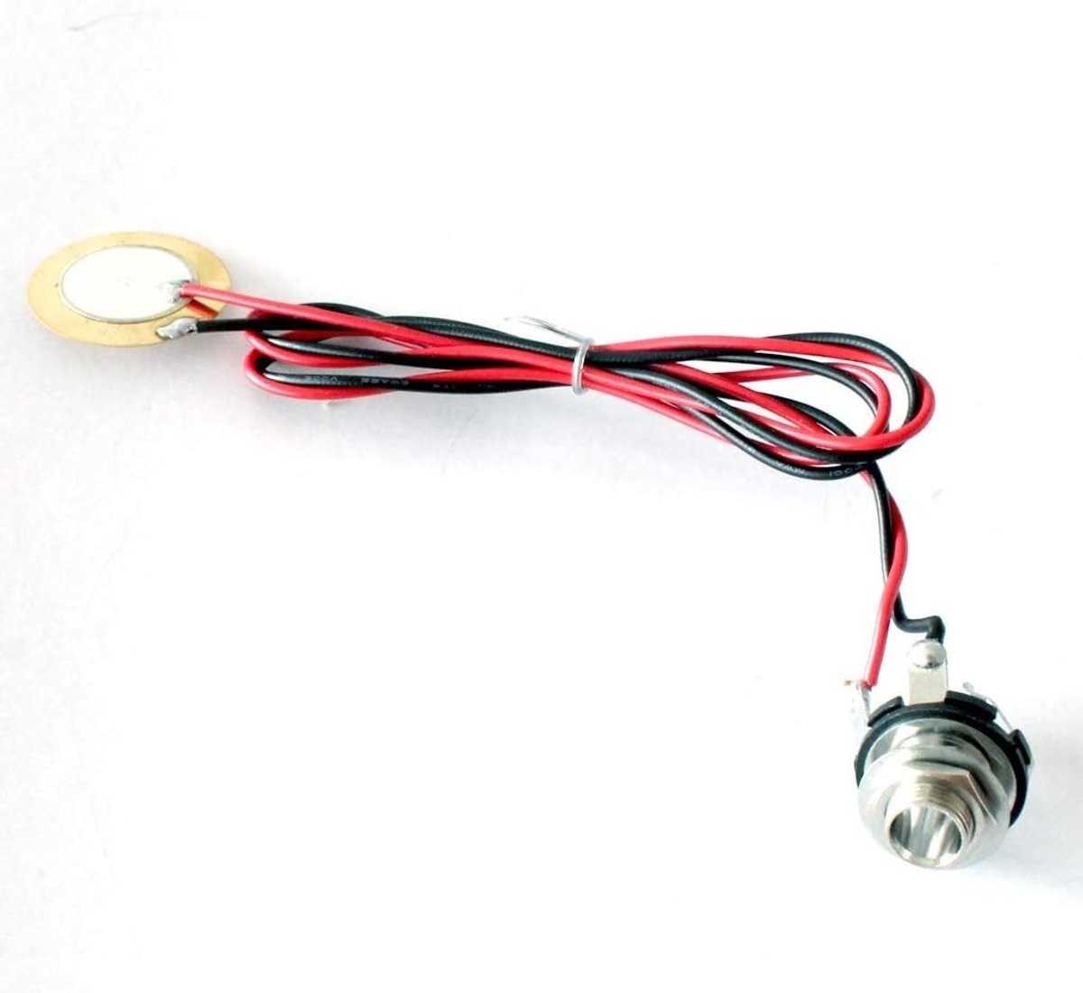 Single Pickup Drum Trigger Transducer Pre-Wired voor Akoestische Gitaar, Mandoline en Ukulele - Perfecte Geluidsversterking en Eenvoudige Installatie