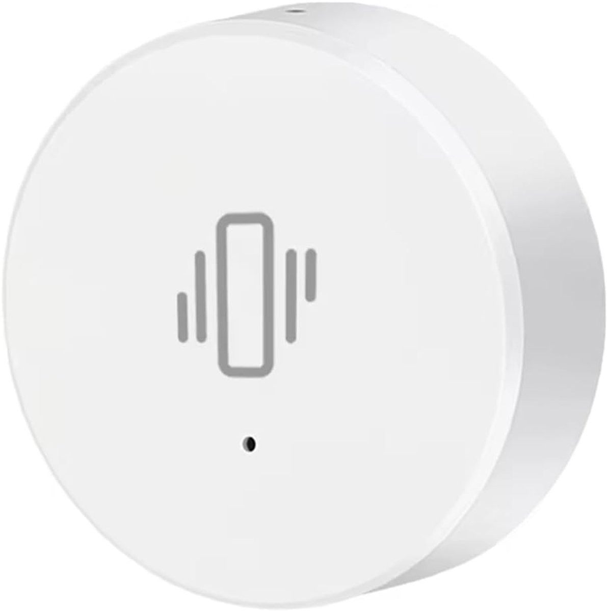 Intelligente Vibratie Sensor - Deur Alarm - Real Time Surveillance - Zigbee Communicatie - 26 Grams - Wit