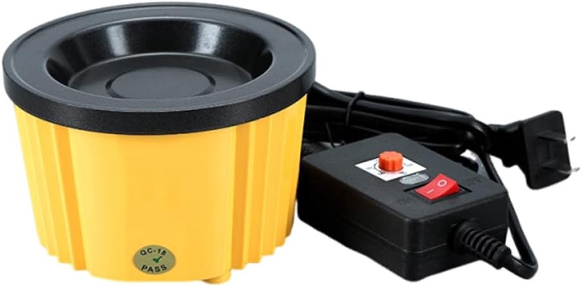 Elektrische Lijmpot - Ambachtsgereedschap - Doe-het-zelf projecten - Instelbare temperatuur - 100W - Zwart