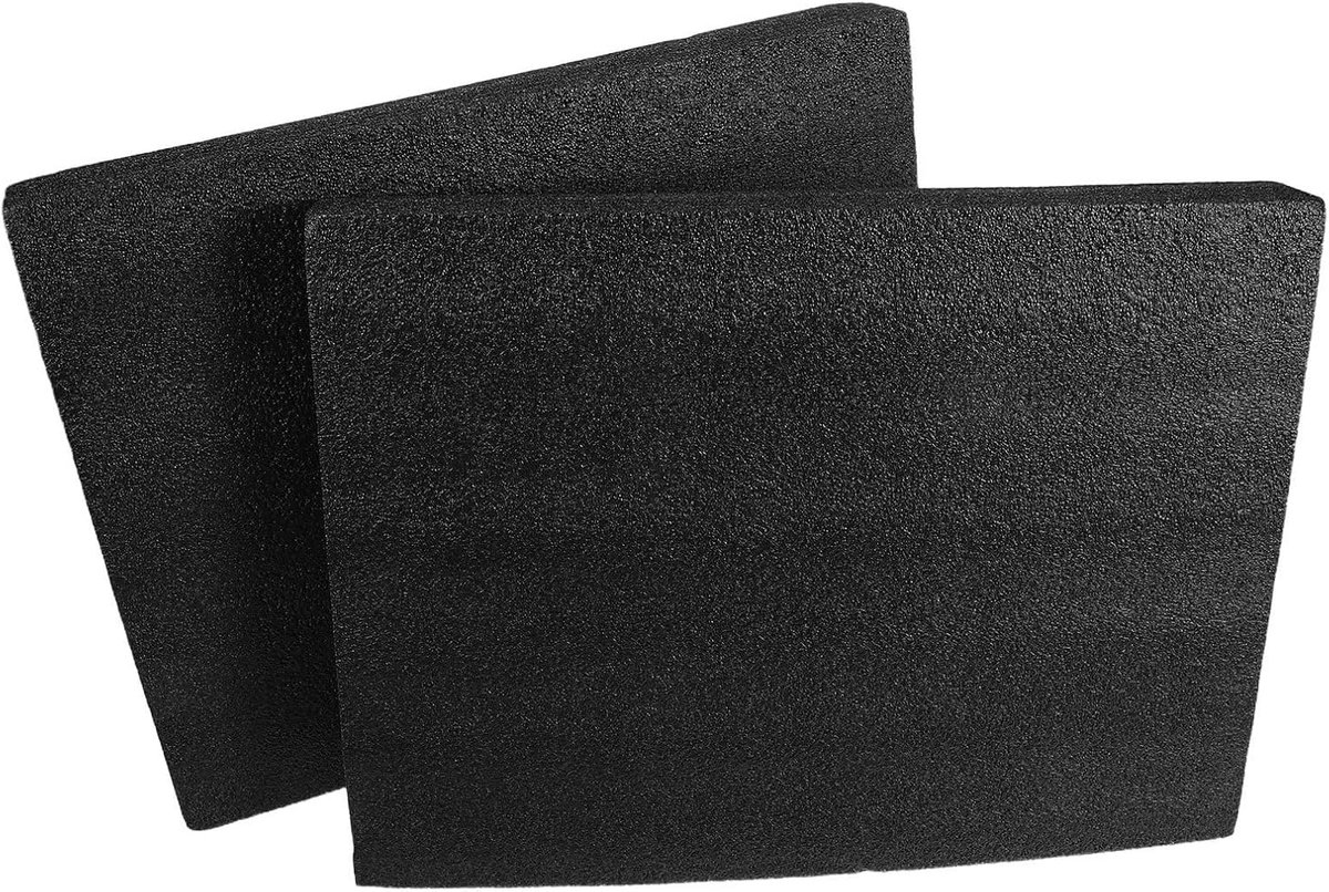 Schuimvulling Inzetstukken - Verpakkingsschuim Opvulling - Beschermende Opslag - Op Maat Te Snijden - 40x30 cm - Zwart