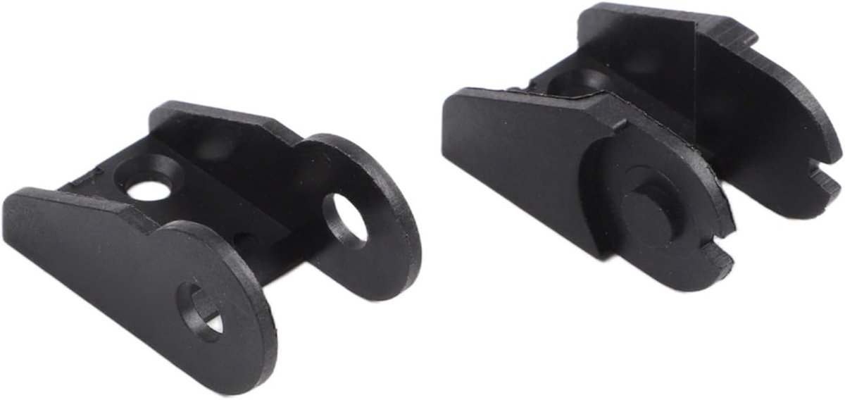 Kabelketting Connector - Sleepketting Koppeling - 3D Printer Assemblage - Gereedschapsloze Klikstructuur - 4 Paar - Zwart