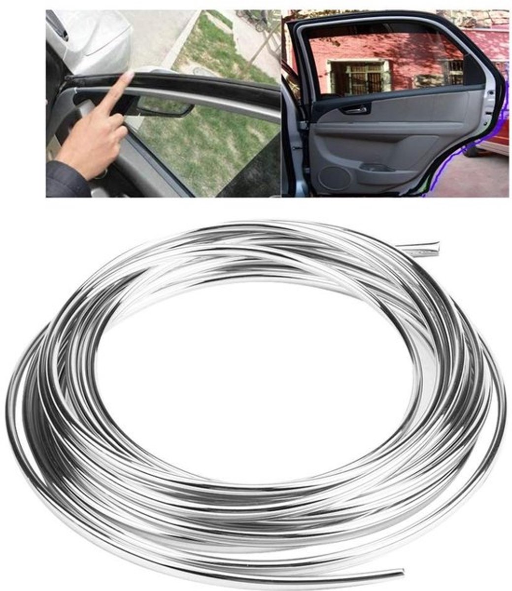 Golden crown - Autodeurrandbeschermers - Krasrandbescherming - U-vorm - Zwart
