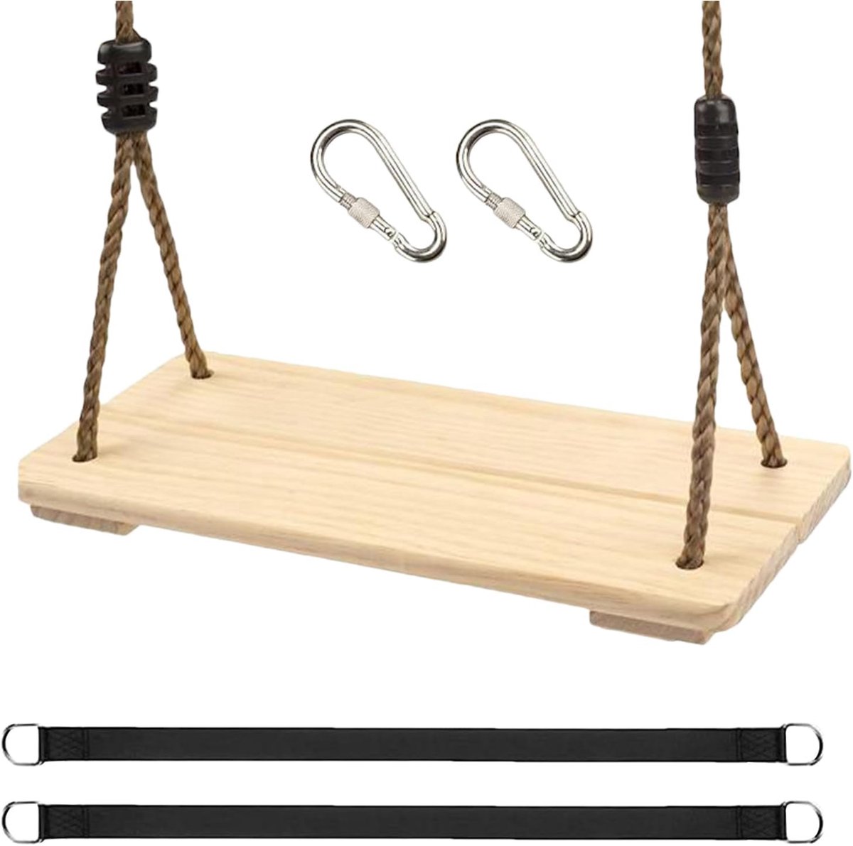 Houten Schommelbank - Veranda Schommel Tuin - Buiten Ontspannen - Montage Zonder Gereedschap - 5D x 20B x 5H cm