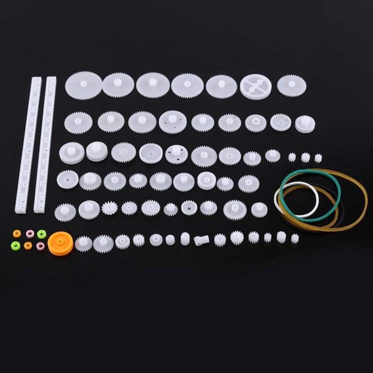 Shopcentral - Plastic Gear Kits - DIY Robot Motor Toys - 75 soorten - Essentieel