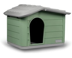 SP® Hondenhok - Hondenhok Buiten - Hondenhuis - Groen - 41cm x 60cm x 51cm
