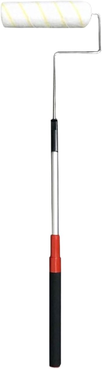 Verfroller Verlengsteel - Telescoopsteel - Hoge Muren Schilderen - Verstelbaar Bereik - Tot 465 cm - Zwart