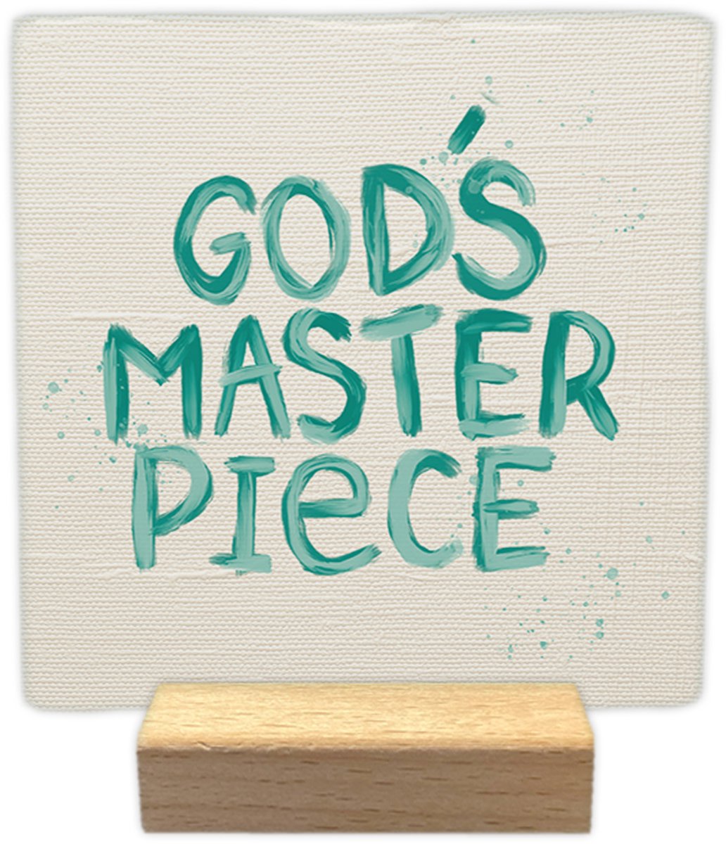 God's master piece - Keramische decoratie tegel