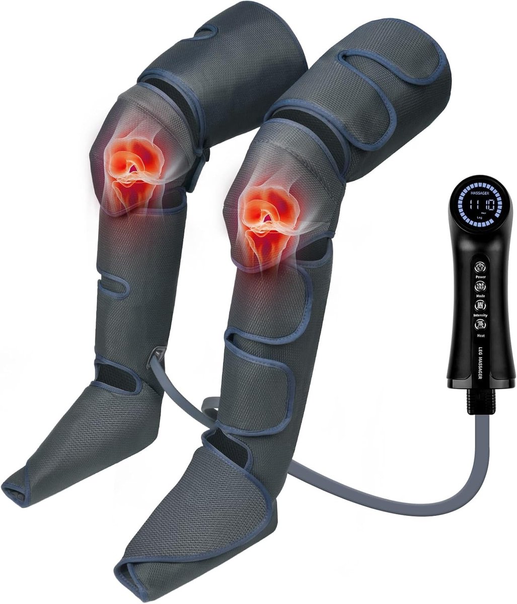 Voetmassager - Zwart - Met verwarming - Diepe kneedbeweging - Voor pijnverlichting en ontspanning